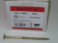 Vrut 6 x 100/50 RAPI-TEC SK, hl. 14 mm, TORX 30