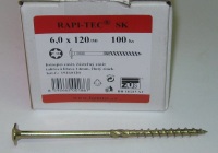 Vrut 6 x 120/50 RAPI-TEC SK, hl. 14 mm, TORX 30